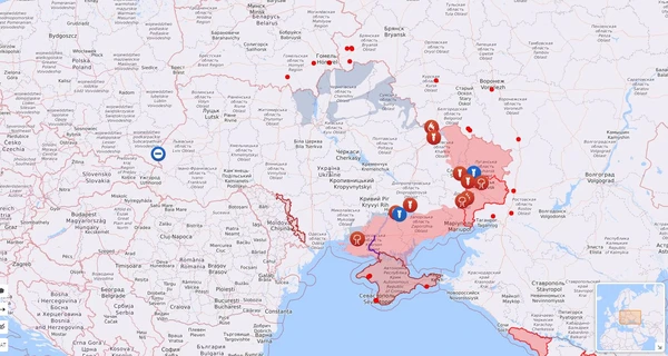 Карта бойових дій в Україні: 23.07.2022