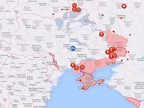 Карта бойових дій в Україні: 31.07.2022