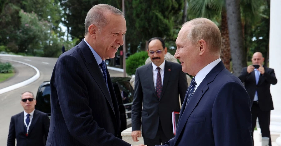 На зустрічі з Путіним Ердоган погодився платити за газ російськими рублями