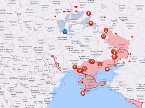 Карта бойових дій в Україні: 06.08.2022