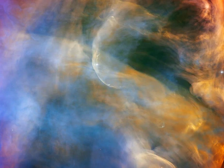 Телескоп Hubble сфотографировал загадочные космические облака в Туманности Ориона