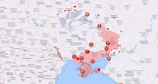 Карта бойових дій в Україні: 10.08.2022