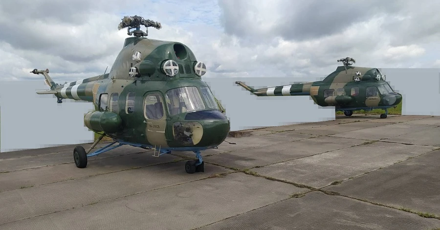 Латвия передала Украине четыре вертолета