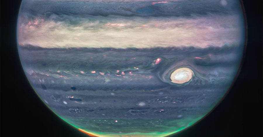  «Джеймс Уэбб» показал, как на самом деле выглядит Юпитер и спутники