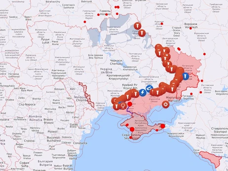 Карта боевых действий в Украине: 27.08.2022