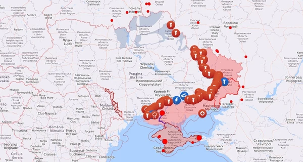 Карта бойових дій в Україні: 28.08.2022
