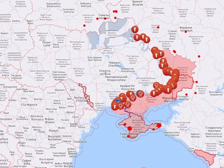 Карта боевых действий в Украине: 29.08.2022