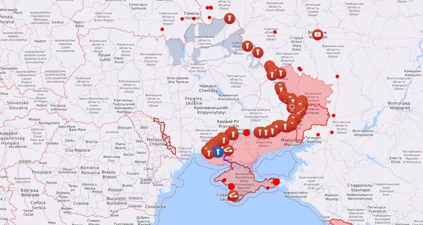 Карта бойових дій в Україні: 30.08.2022