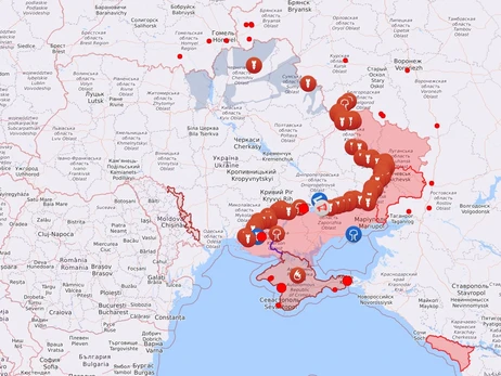 Карта бойових дій в Україні: 31.08.2022