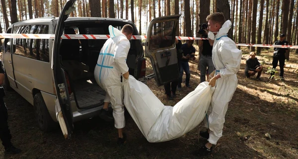 На Київщині знайшли тіло страченого росіянами чоловіка зі зв'язаними руками