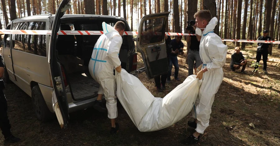 На Київщині знайшли тіло страченого росіянами чоловіка зі зв'язаними руками