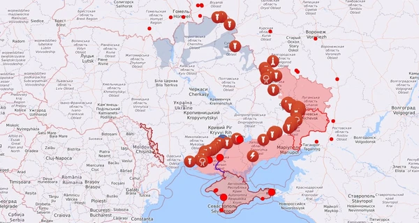 Карта бойових дій в Україні: 05.09.2022