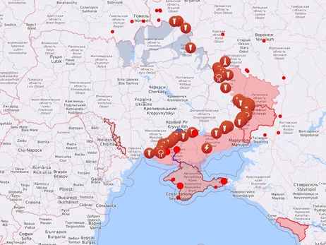 Карта боевых действий в Украине: 05.09.2022