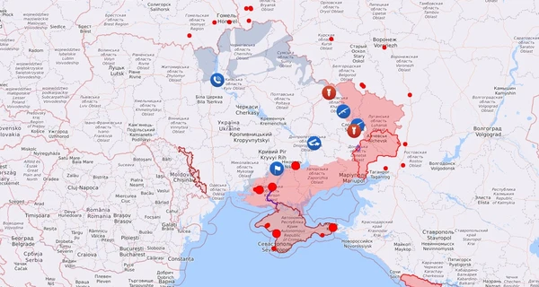 Карта бойових дій в Україні: 08.09.2022