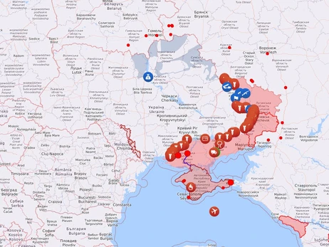 Карта боевых действий в Украине: 09.09.2022
