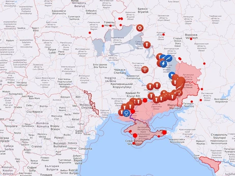 Карта боевых действий в Украине: 12.09.2022