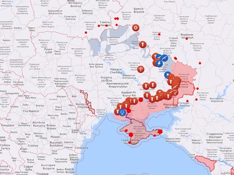  Карта боевых действий в Украине: 13.09.2022