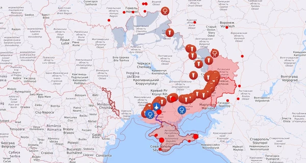 Карта бойових дій в Україні: 14.09.2022