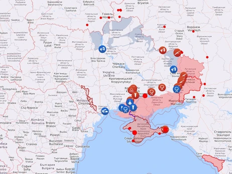 Карта боевых действий в Украине: 15.09.2022