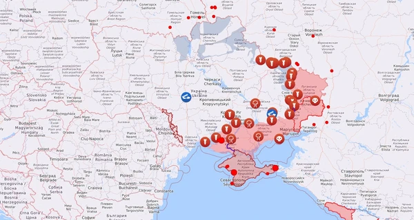 Карта бойових дій в Україні: 17.09.2022