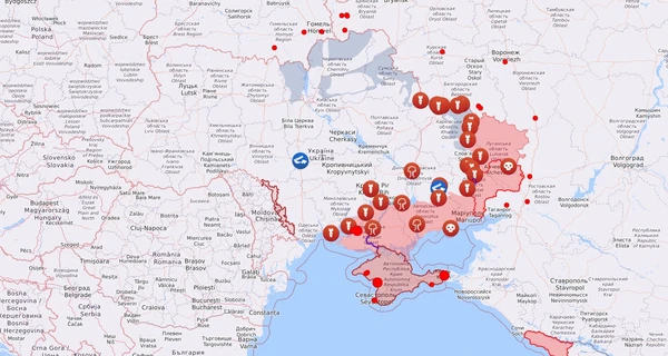 Карта бойових дій в Україні: 18.09.2022