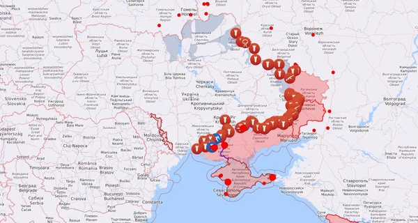 Карта бойових дій в Україні: 23.09.2022
