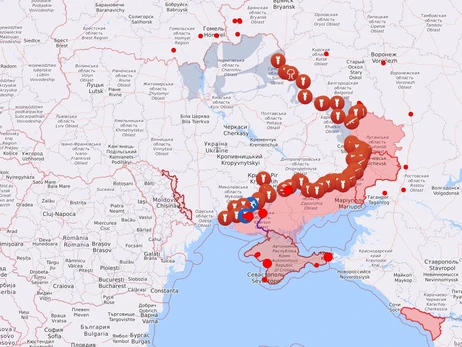 Карта боевых действий в Украине: 23.09.2022