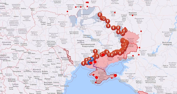 Карта бойових дій в Україні: 24.09.2022