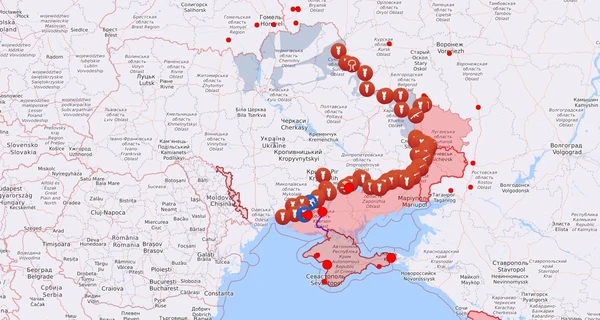 Карта бойових дій в Україні: 25.09.2022