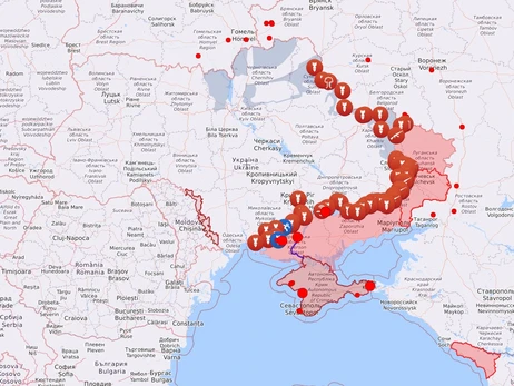 Карта бойових дій в Україні: 25.09.2022