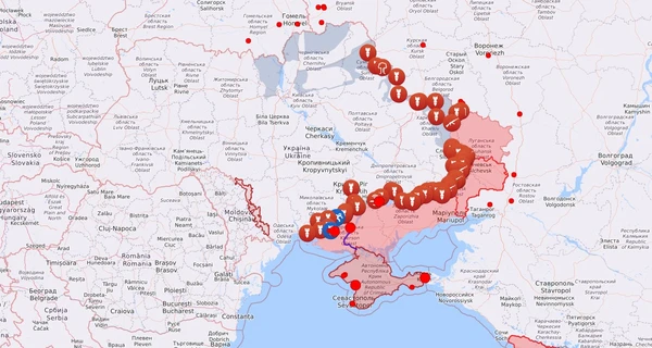Карта боевых действий в Украине: 26.09.2022