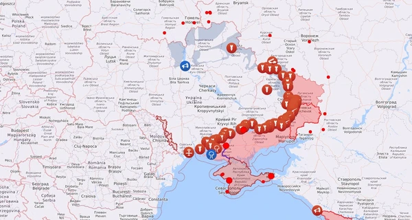 Карта бойових дій в Україні: 27.09.2022