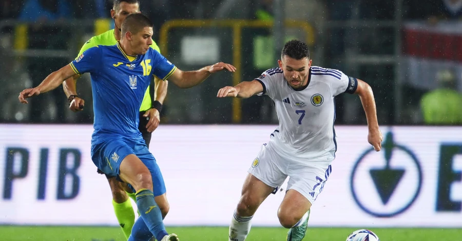 Сборная Украины по футболу сыграла вничью с Шотландией и финишировала второй в Лиге Наций