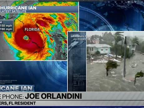 Флорида потерпає від найпотужнішого за останні роки урагану Іен 
