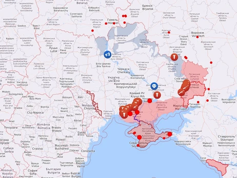 Карта бойових дій в Україні: 01.10.2022