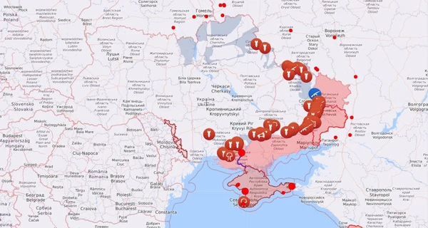 Карта бойових дій в Україні: 06.10.2022