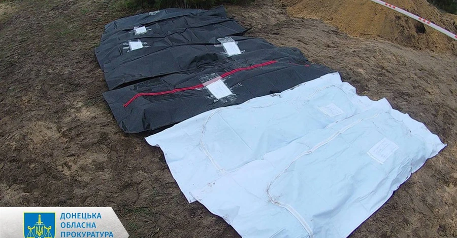 У Лимані та Святогірську ексгумували 78 тіл, знайдених у масових похованнях