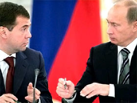 В Абхазии на свадьбах пьют за Медведева и Путина 