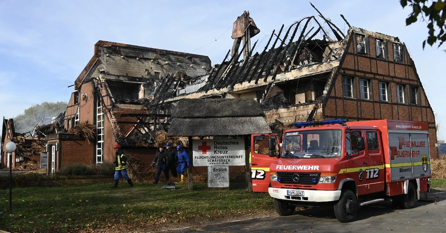В Германии сгорело общежитие для украинских беженцев, полиция подозревает поджог 
