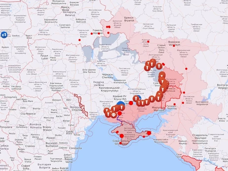 Карта боевых действий в Украине: 23.10.2022
