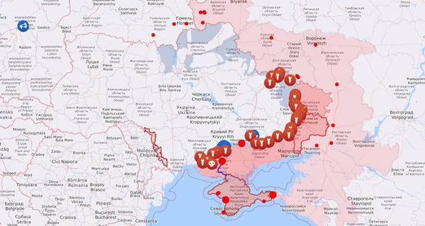 Карта бойових дій в Україні: 24.10.2022