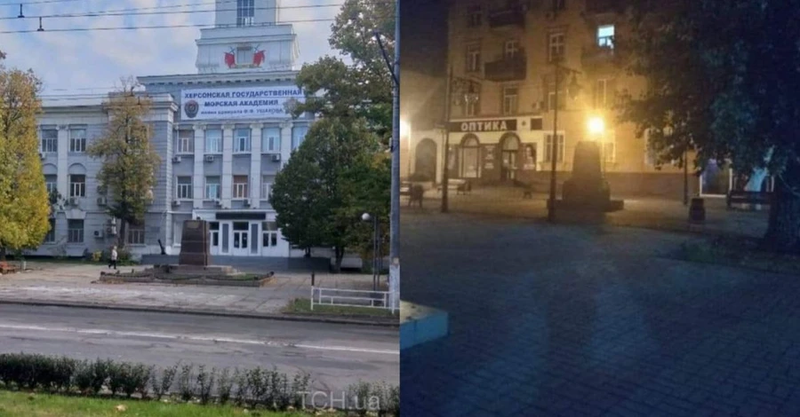 Коллаборант Стремоусов заявил, что памятники Суворову и Ушакову из Херсона “эвакуировали”