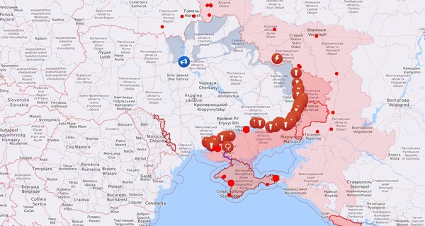 Карта бойових дій в Україні: 25.10.2022
