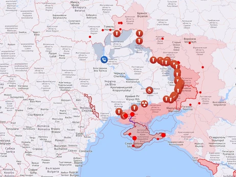 Карта боевых действий в Украине: 26.10.2022