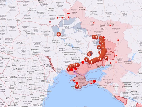 Карта боевых действий в Украине: 28.10.2022