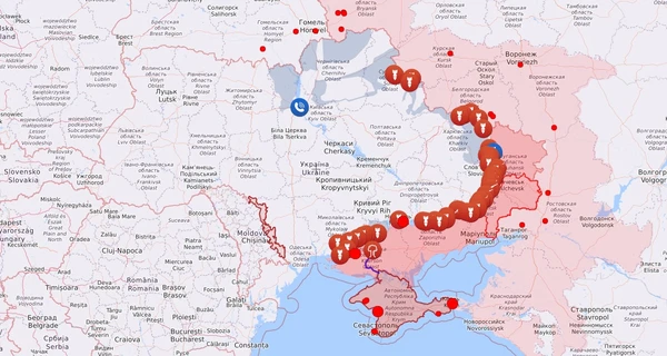 Карта бойових дій в Україні: 29.10.2022