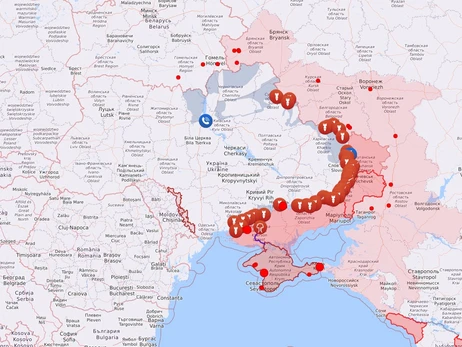 Карта бойових дій в Україні: 29.10.2022