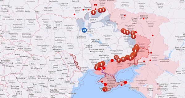 Карта бойових дій в Україні: 30.10.2022