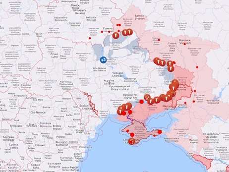 Карта боевых действий в Украине: 30.10.2022