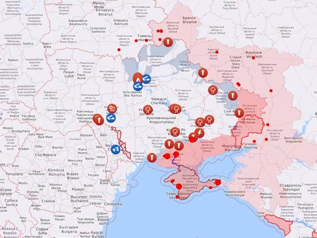 Карта боевых действий в Украине: 31.10.2022